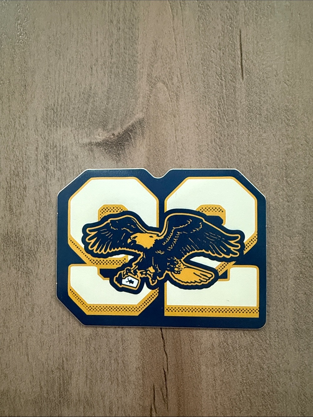 Dutch Bros Navy & Gold Eagle 92 sticker